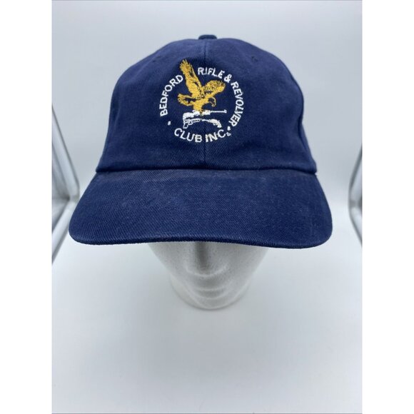 Bedford Rifle & Revolver Club Inc. Blue Cap Hat Snap-back Yupoong - Picture 2 of 10